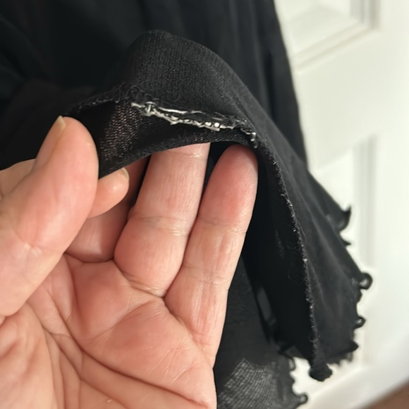 SANDWICH_ - lingerie slip little black dress mesh sheer size medium - Picture 8 of 11